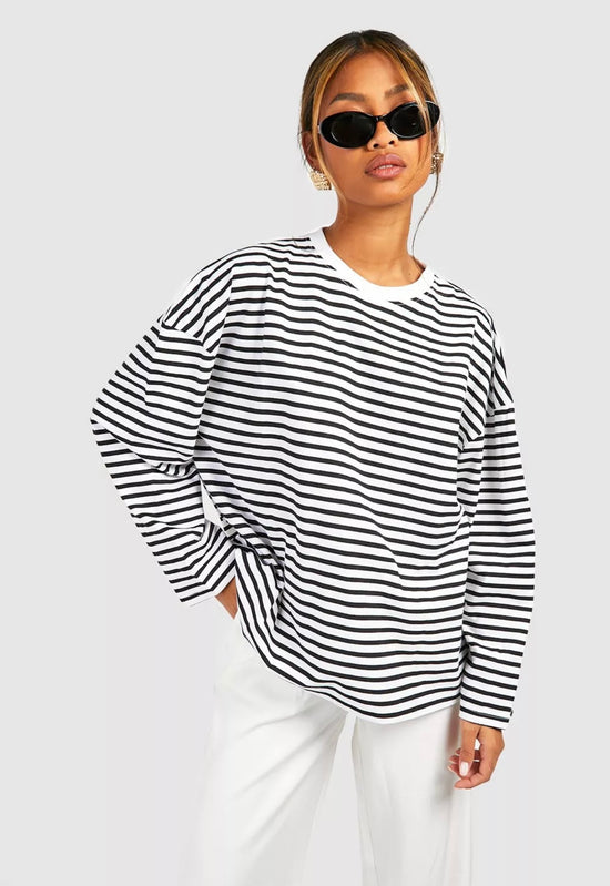 WOMENS OVER SIZE FULL SLEEVE T SHIRT