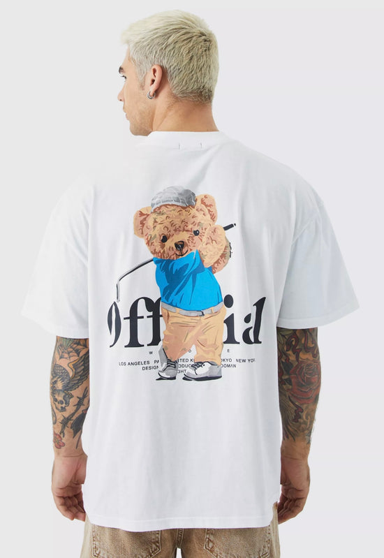 MENS OVER SIZE PRINTED T SHIRT