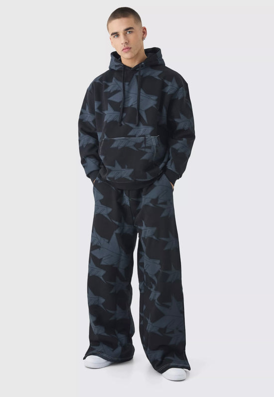 MENS OVERSIZE PRINTED SET