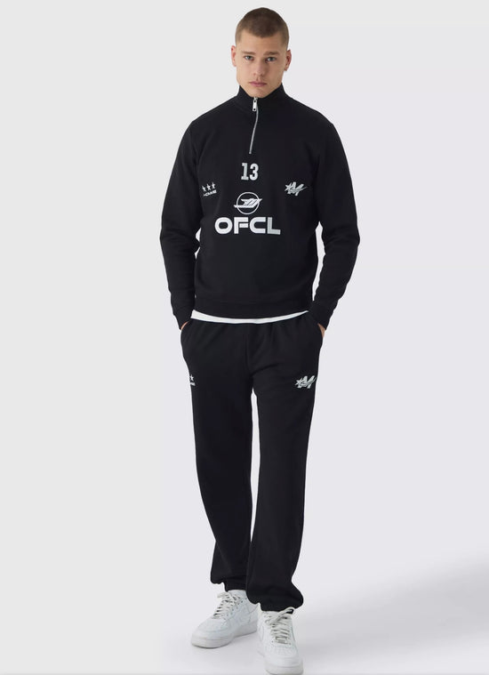 MENS  HALF ZIP PRINTED TRACKSUIT