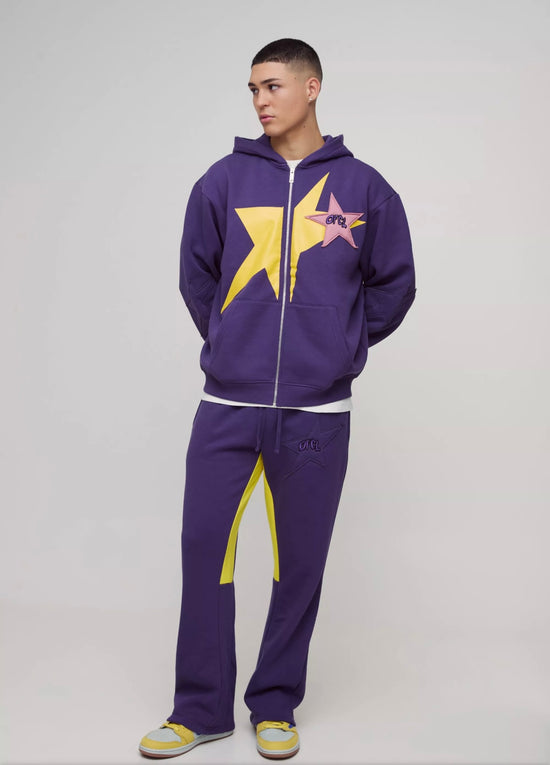 MENS ZIPPER PRINTED TRACKSUIT