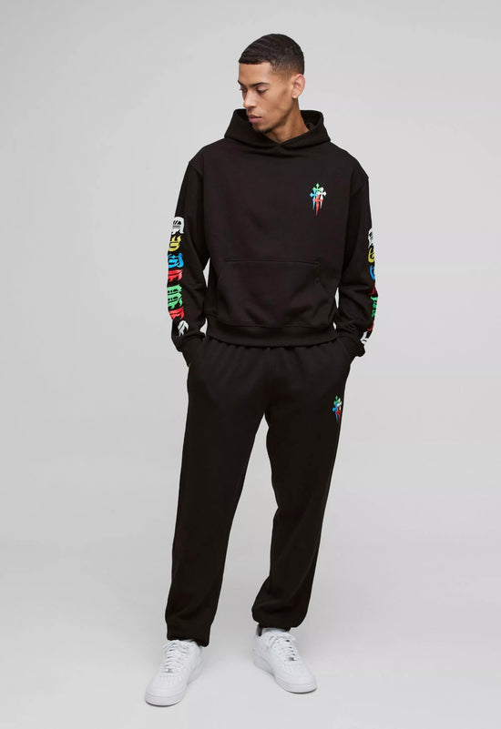 MENS BLACK TRACKSUIT