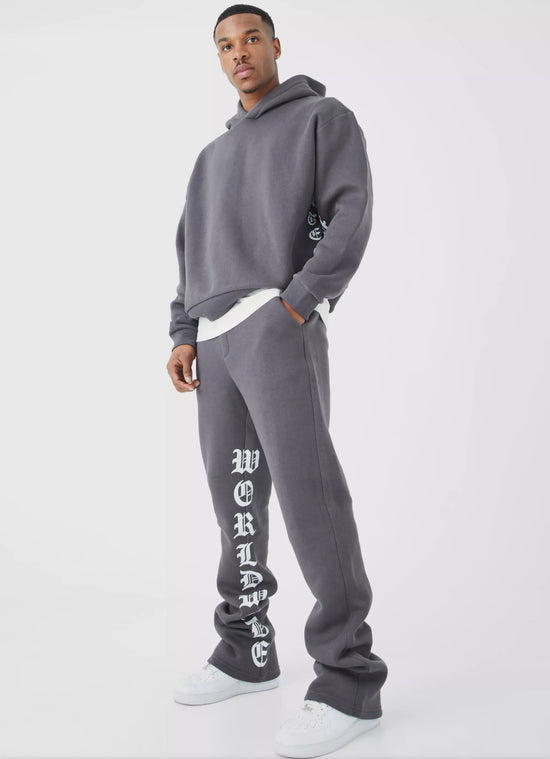 MENS GREY TRACKSUIT