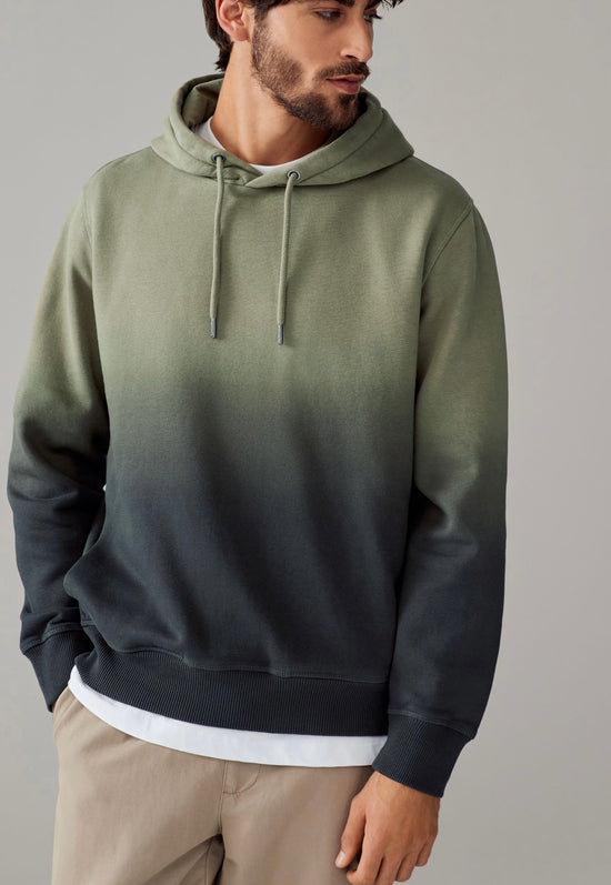 MENS HOODIE DIP DYED