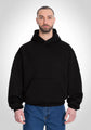 Black Oversized Pullover Hoodie
